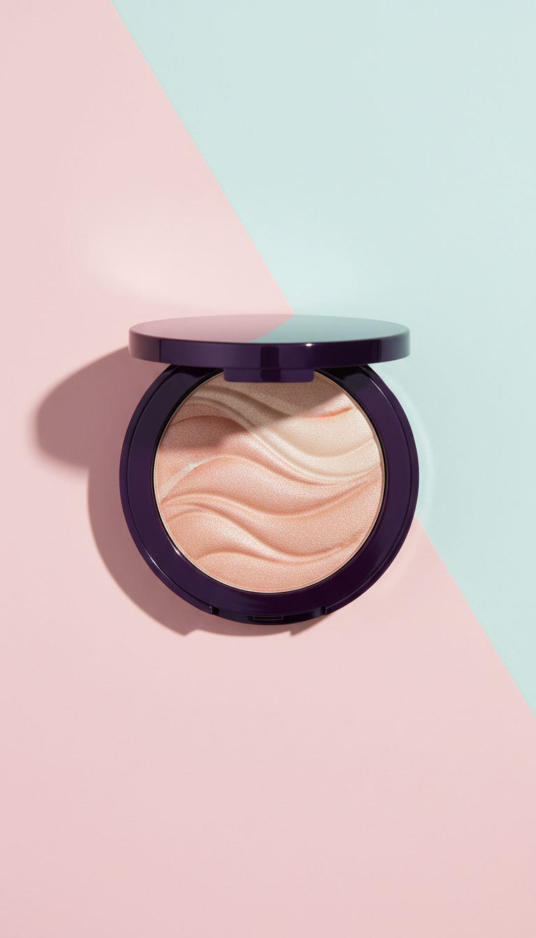 Soft Glow Highlighter Holographic Compact